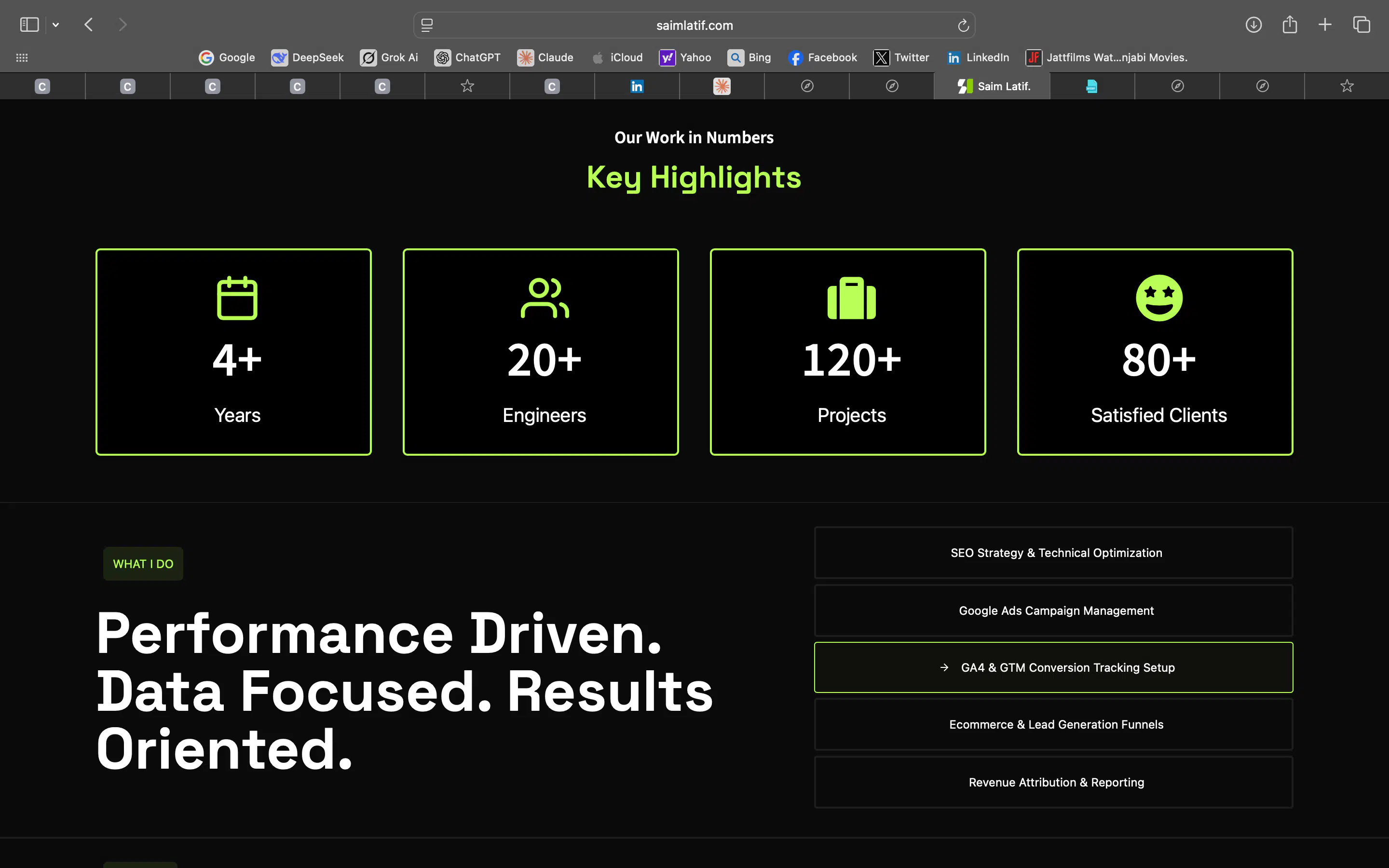 SaimLatif.com Screenshot 1